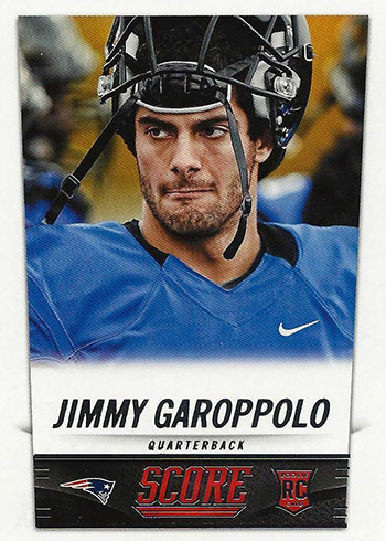 2014 Score Jimmy Garoppolo Rookie Card
