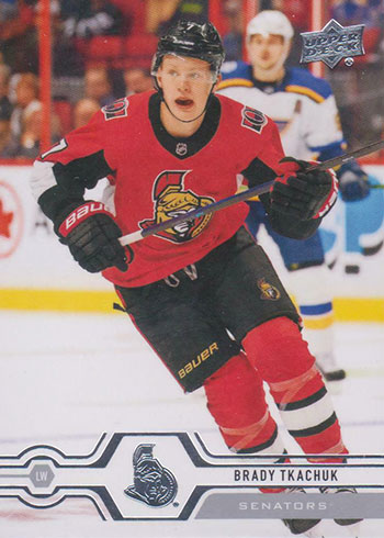 2019-20 Upper Deck Series 2 Hockey Variations Brady Tkachuk