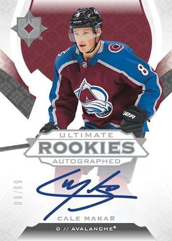 2019-20 Upper Deck Ultimate Collection Hockey Ultimate Rookies Autographs