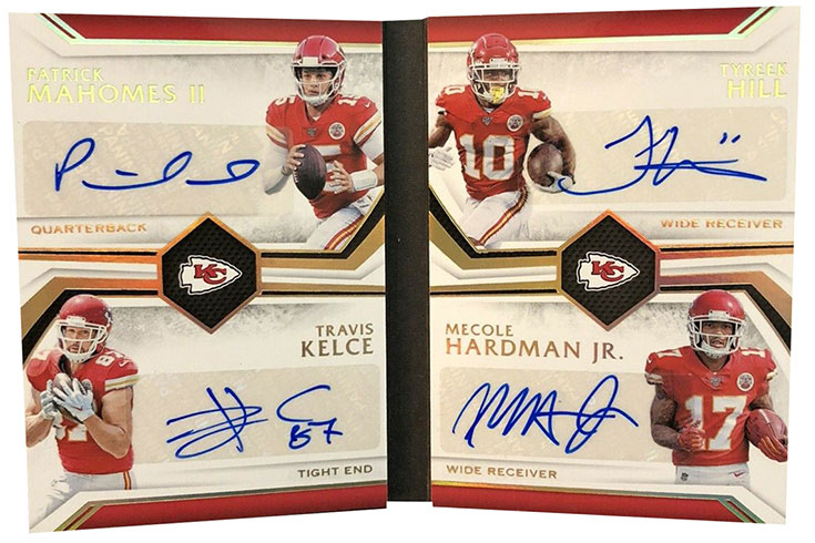 Mecole Hardman Jr. 2019 PANINI LIMITED AUTO/MEM 48/149 Card #155