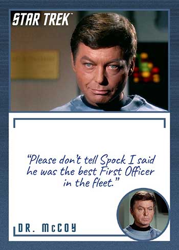 Star Trek TOS Archives & Inscriptions Base Card #46 Variant 1 