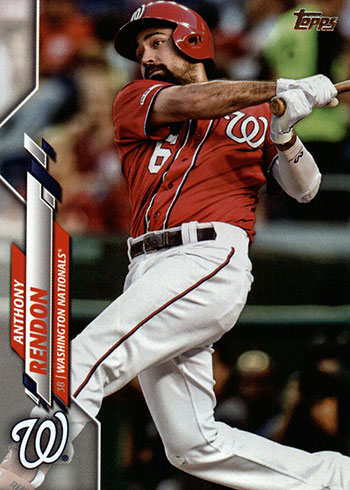 2020 Topps #239, 2019 World Series Highlights, Anthony Rendon, Nationals  NRMT
