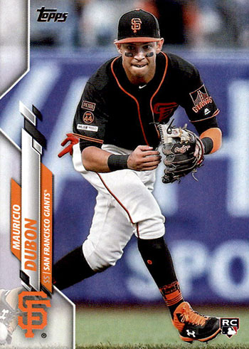 MLB 2020 Topps Chrome Mauricio Dubon 72/75 Trading Card #168 [Blue Wave]