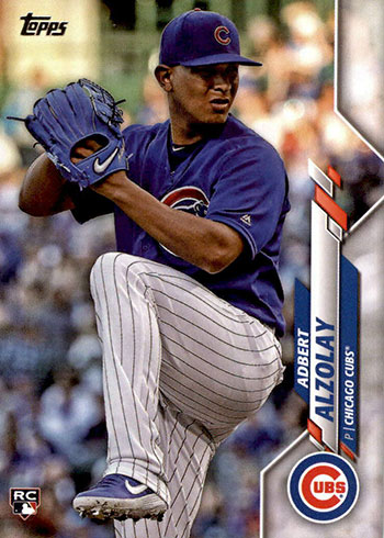 2020 Finest Baseball #43 Adbert Alzolay RC Rookie Chicago Cubs Official MLB  Trading Card made by Topps