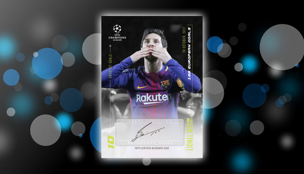 Upper Deck launches new memorabilia collection signed by Futbol Superstar  Lionel Messi