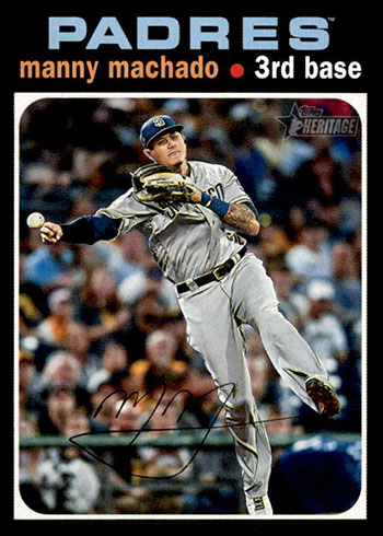 2020 Topps Update Manny Machado Jersey Relic Padres AllStar Stitches #118