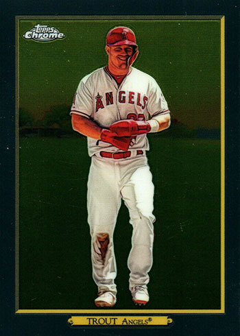 2020 Topps 1985 Relics #85R-MT Mike Trout Game Worn Angels Jersey Baseball  Card