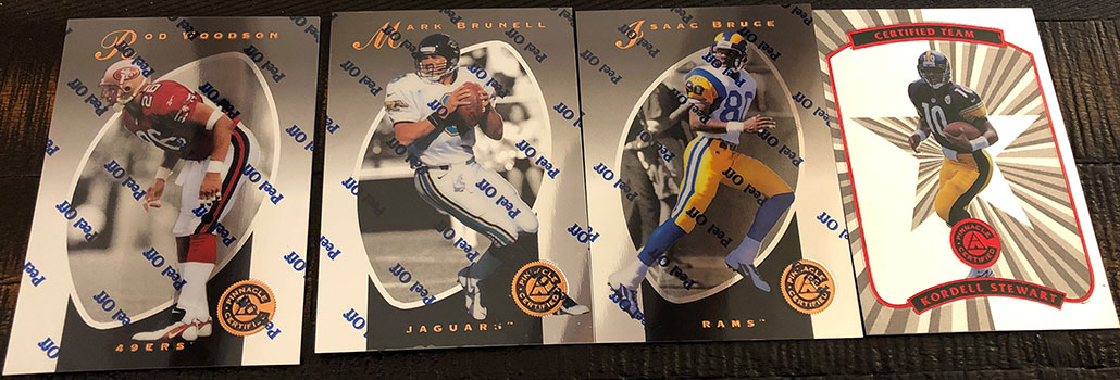 1997 Pinnacle Certified Football Cards Box Break And Breakdown