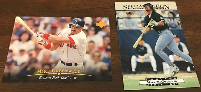 mike greenwell upper deck Values - MAVIN