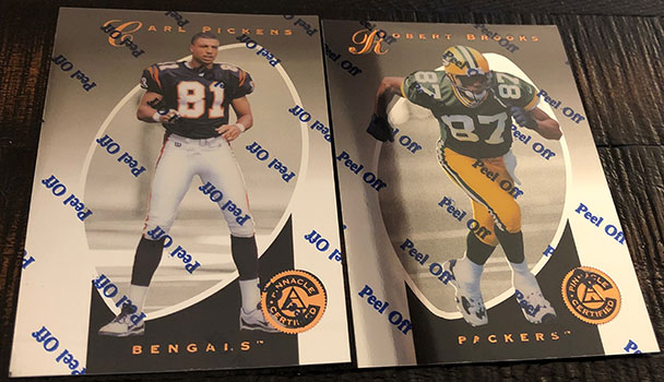 1997 Pinnacle Certified Football Cards Box Break and Breakdown