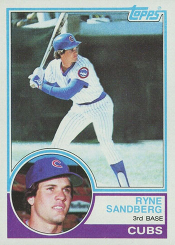 1983 Topps Baseball Ryne Sandberg RC