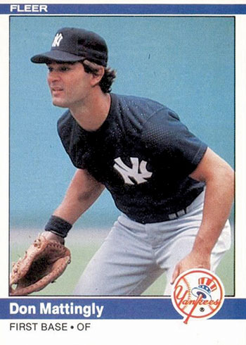 1984 Fleer Baseball Don Mattingly Rookie Card