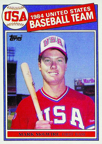 Sold at Auction: Wrong Front Error - Mark McGwire 1988 Topps Card