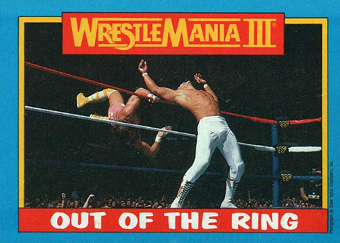 1987 Topps WWF Checklist, Details, Stickers, WrestleMania III Cards