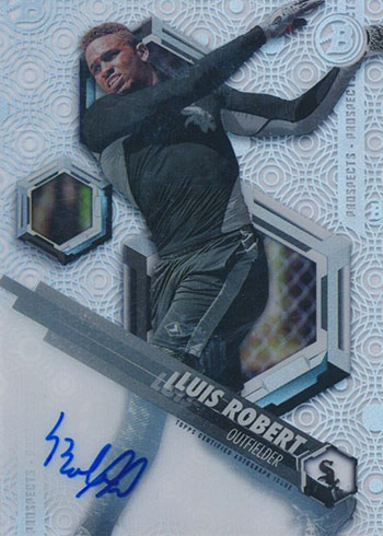 Luis Robert 2019 Bowman Heritage Prospects Autographed Card #53P50