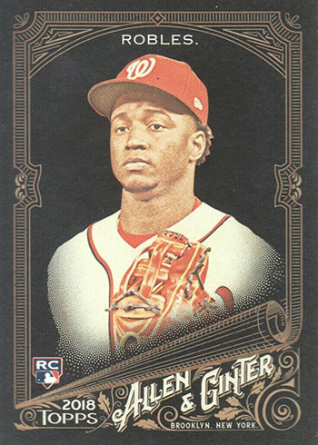 VICTOR ROBLES 2018 TOPPS FINEST ON CARD AUTO AUTOGRAPH