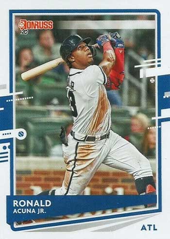 2020 Donruss Photo Variation Milestone Stat Line /50 Juan Soto