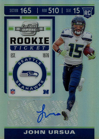 Panini Sports Cards Dallas Cowboys Contenders Optic Rookie Tony Pollard