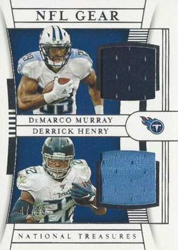 2019 Panini National Treasures NFL Gear Quad Materials #2 Darius