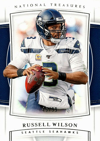 Seattle Seahawks NFL Helmet Shadowbox w/Russell Wilson card