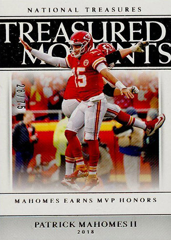 2019 Patrick Mahomes Galaxy Treasures Color Rush Refractor 