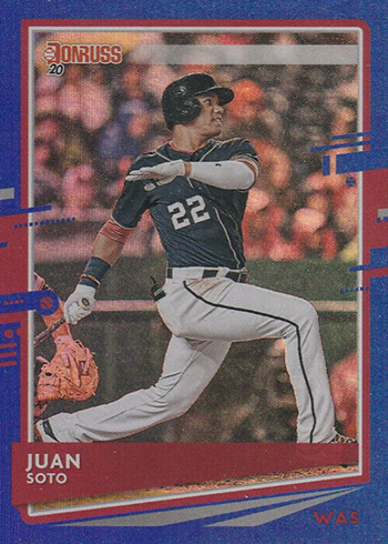 Juan Soto 2022 Panini Donruss Baseball Image Variation Card