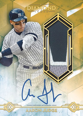 topps diamond icons 2020 cut auto