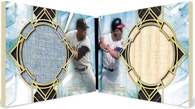 2020 Topps Diamond Icons Baseball Dual-Player Dual Relic Book Cards