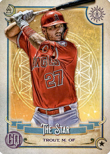 2020 Topps Gypsy Queen Baseball Tarot of the Diamond Mike Trout