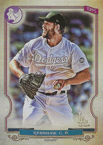 2019 Topps Postseason Performance Relics PPRCK Clayton Kershaw Jersey 91/99  - Sportsnut Cards