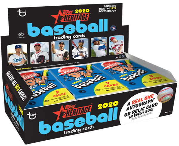 2020 Topps Heritage Baseball Hobby Box