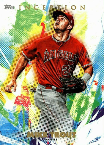 Mike Trout Autographed 2017 Topps Inception Jersey Card