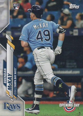 Brendan McKay Rookie 2020 Topps Archives #244 Tampa Bay Rays