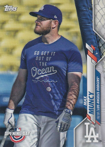 2020 Topps Opening Day Baseball Variations Max Muncy