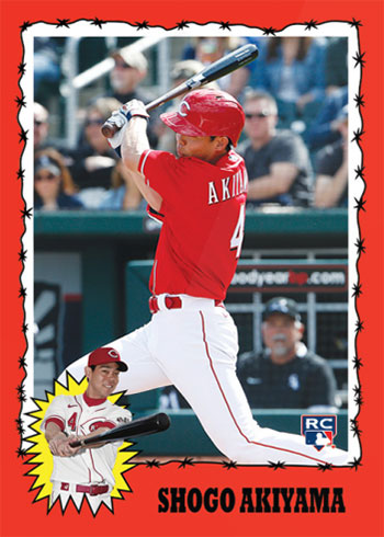  2021 Topps #647 Shogo Akiyama Cincinnati Reds NM-MT MLB Baseball  : Sports & Outdoors