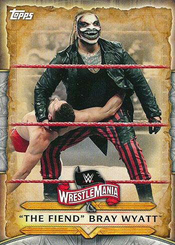 Bray Wyatt #16 Of 30 WWE Road To Wrestlemania 2016 Topps Roster Trading Card 
