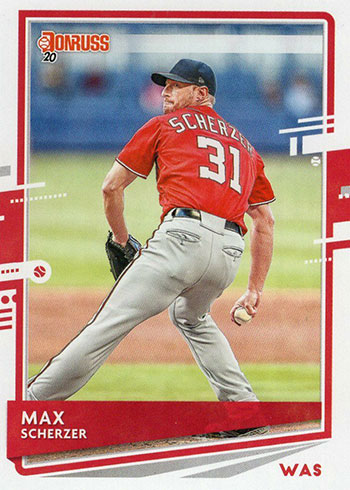 2020 Topps Base Set Photo Variations #180 Max Scherzer/Expos uniform - NM-MT