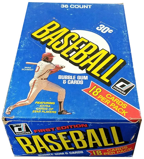 1981 Donruss Baseball Box