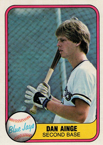 1981 Fleer Baseball Danny Ainge RC