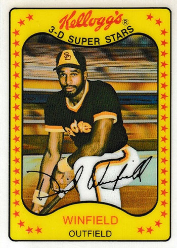 1981 Kellogg's Baseball Dave Winfield