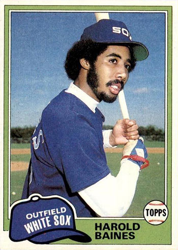 1981 Topps Baseball Harold Baines Rookie Card