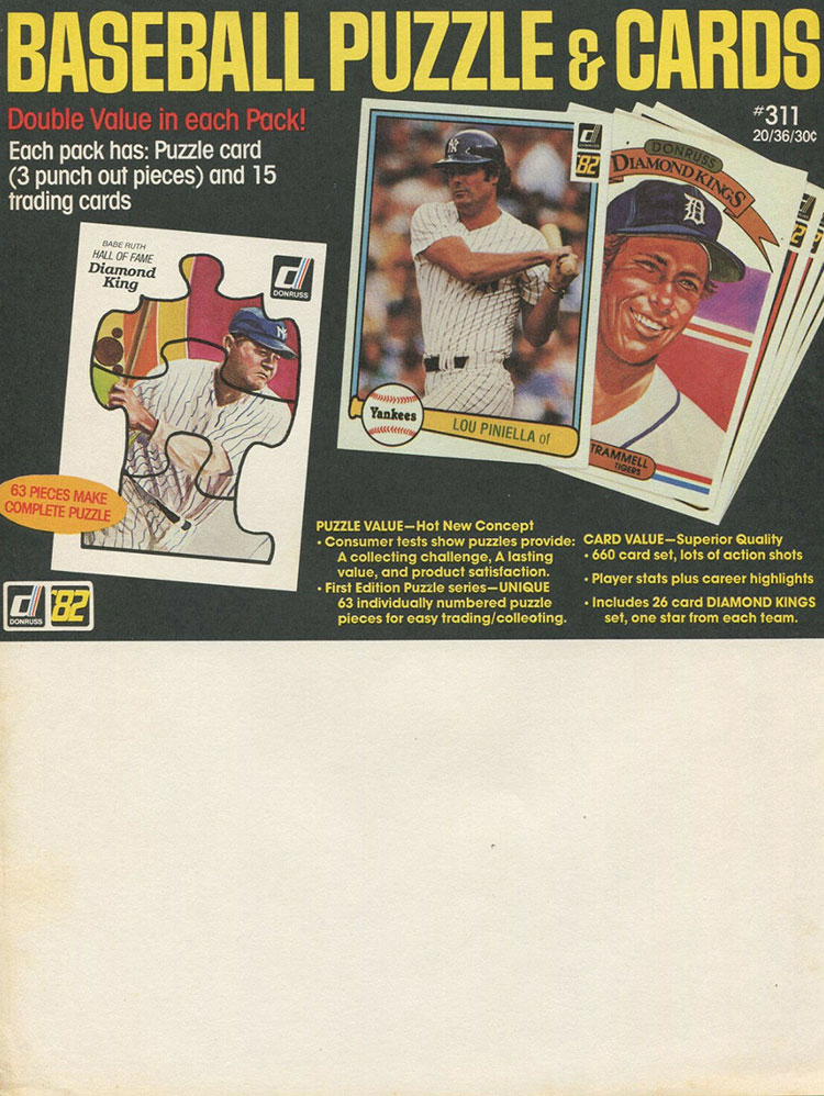 1982 Donruss Baseball Detrors Tigers Howard Johnson Rookie 