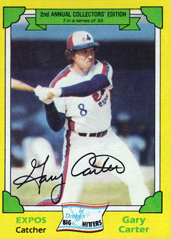 Gary Carter Baseball Cards by Baseball Almanac