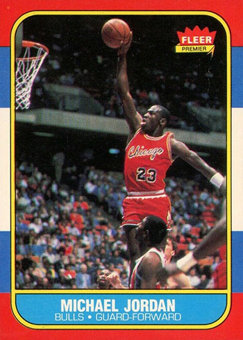 1986-87 Fleer Michael Jordan Rookie Card