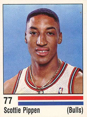 1988-89 Panini Spanish Stickers Scottie Pippen