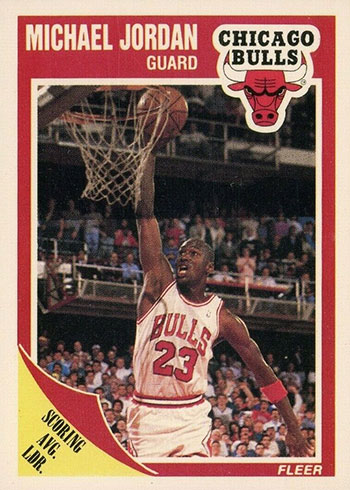Michael Jordan Fleer Cards Through the 