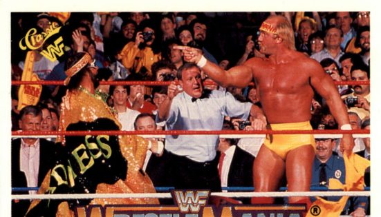 Greg Valentine Signed 1990 Classic WWF Wrestlemania Card #1 WWE Hammer Autograph 