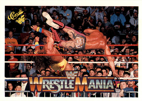 1990 Classic WWF History of WrestleMania Rick Rude Ultimate Warrior