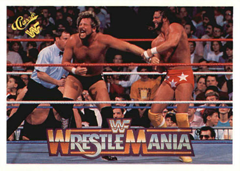 Greg Valentine Signed 1990 Classic WWF Wrestlemania Card #1 WWE Hammer Autograph 
