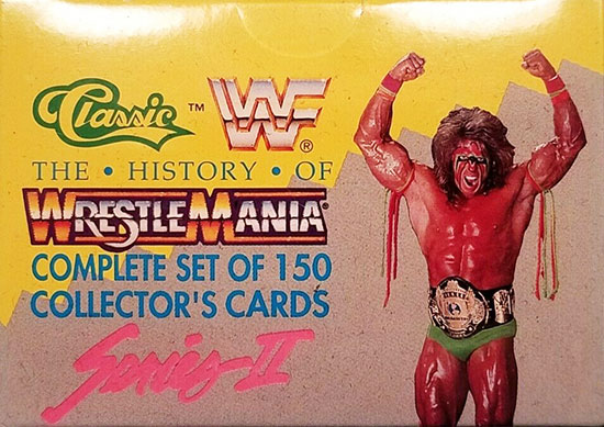 1990 Classic WWF History of WrestleMania Factory Set